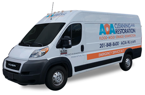 AOA Cleaning and Restoration Work Van